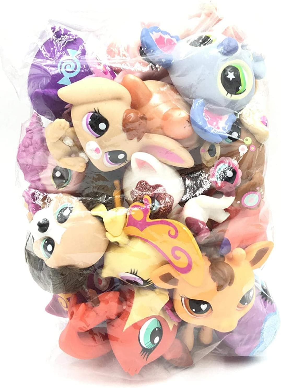 LPS Toys, 2 PCS Random LPS Toys Set, LPS Pack Cute Pet Collector, Pet Shop Kid Toys,Action Cartoon Collection Kids Toy Gift,Rare pet Store cat and Dog Set Toys