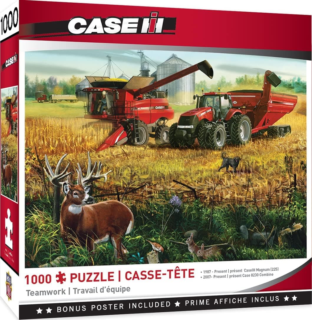 MasterPieces 1000 Piece Jigsaw Puzzle for Adults, Family, Or Kids - Teamwork - 19.25"x26.75"