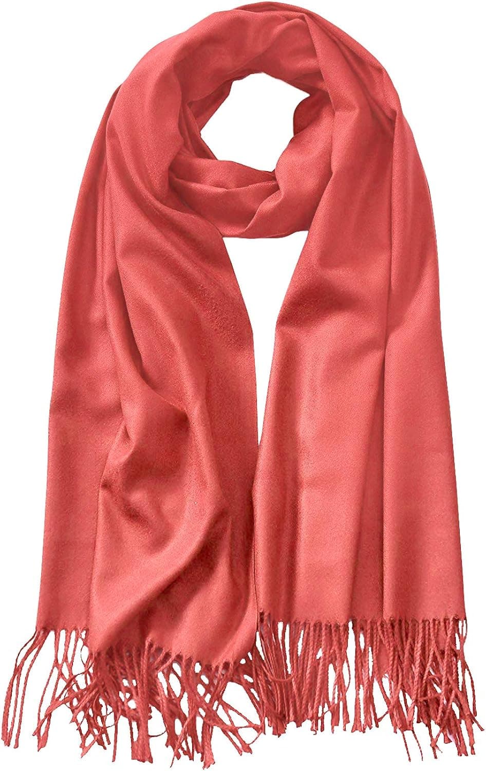 Made By Johnny Unisex Large Lightweight Soft Silky Real Cashmere Shawl Wrap Scarf