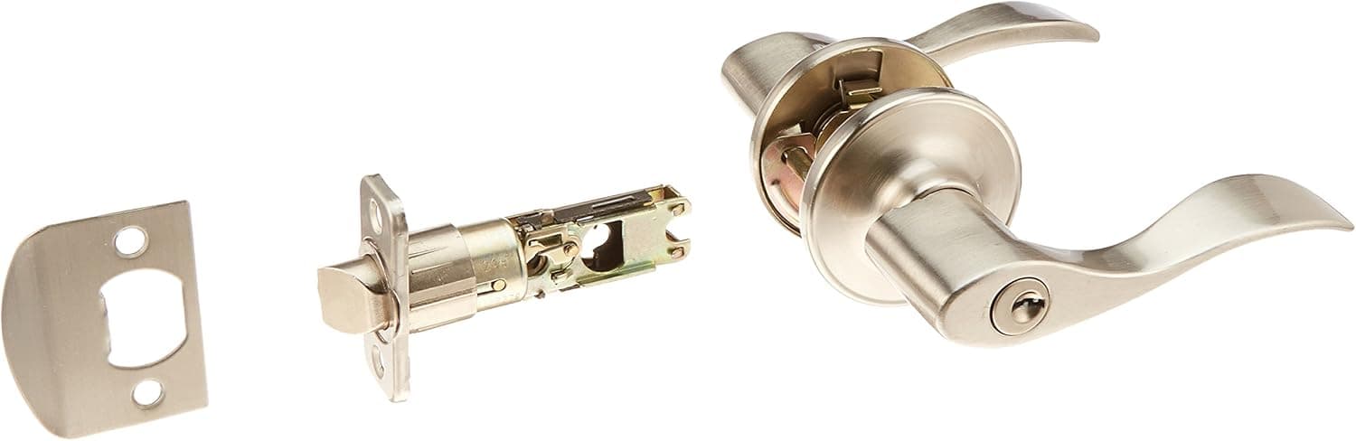 Design House 742866 Springdale 6-Way Universal Entry Door Handle, Satin Nickel