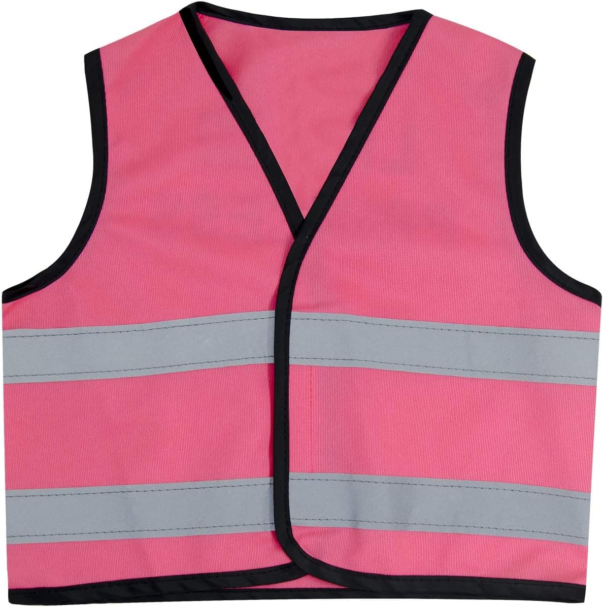 ZUJA Safety Vest Bright multi color Breathable Reflective Kids Safety Vest Children Protective Clothing . (Medium, PINK)