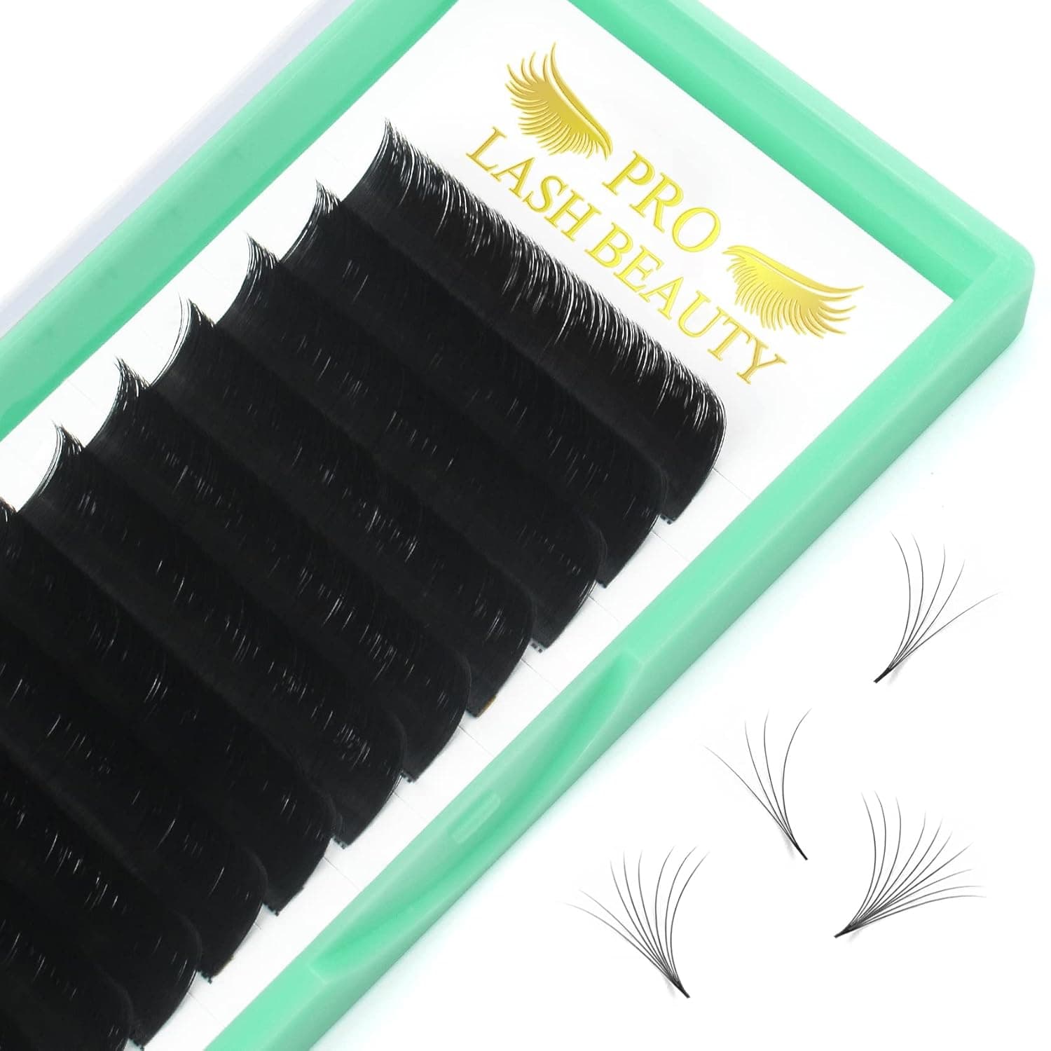 Easy Fan Volume Lashes C-0.05-18 Volume Lash Extensions Rapid Blooming Lashes 9 to 20 mm Mega Volume Lash Extensions C D curl Flowering Lash Extensions Rapid Blooming Eyelash Extensions(C-0.05,18mm)