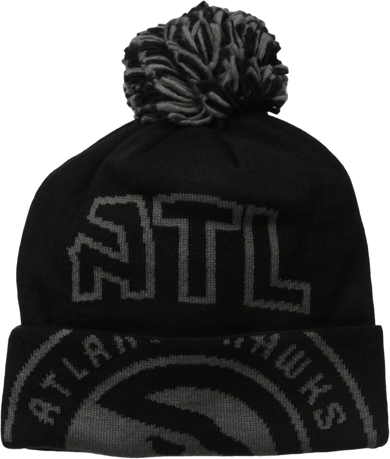 adidas Fanwear Black Cuffed Pom Knit