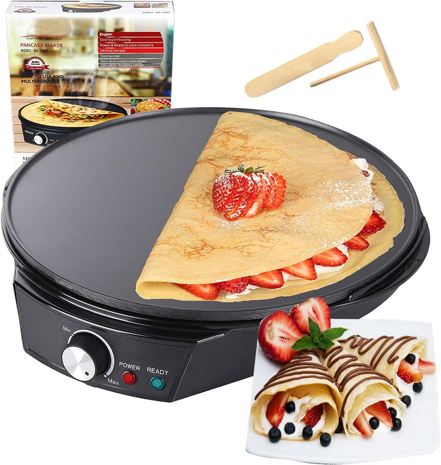16" Digital Mitad Grill - Chapatti, Tortilla, & Pizza Maker
