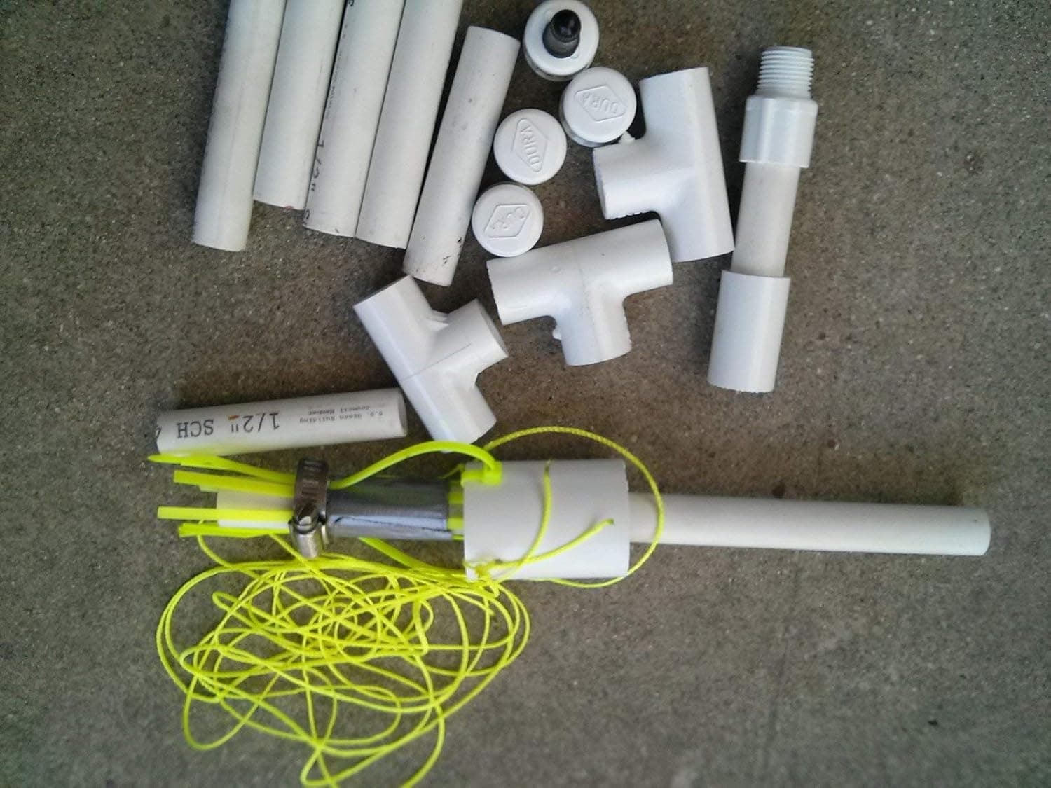 Soda Bottle Water Rocket Launcher Toy Do it Yourself Kit. Prefabricated Parts, 10 to 15 Minute Assembly.