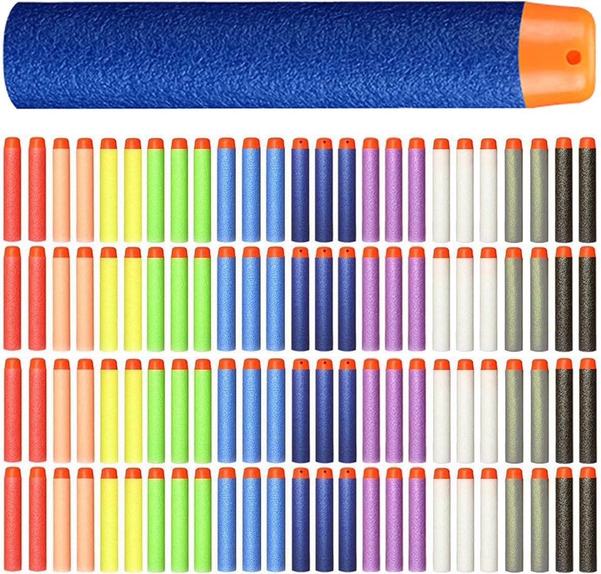 Refill Darts Bullets Foam Darts, 200 Pack Darts for Gun Elite Series Blasters Kid Toy Gun Darts