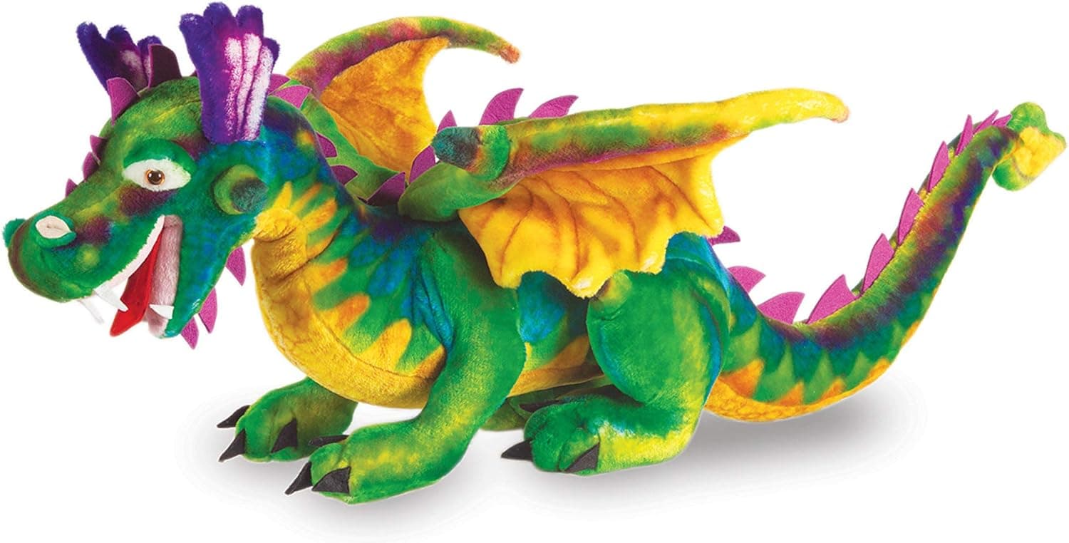Melissa & Doug Giant Dragon Stuffed Animal (over 3 feet long)