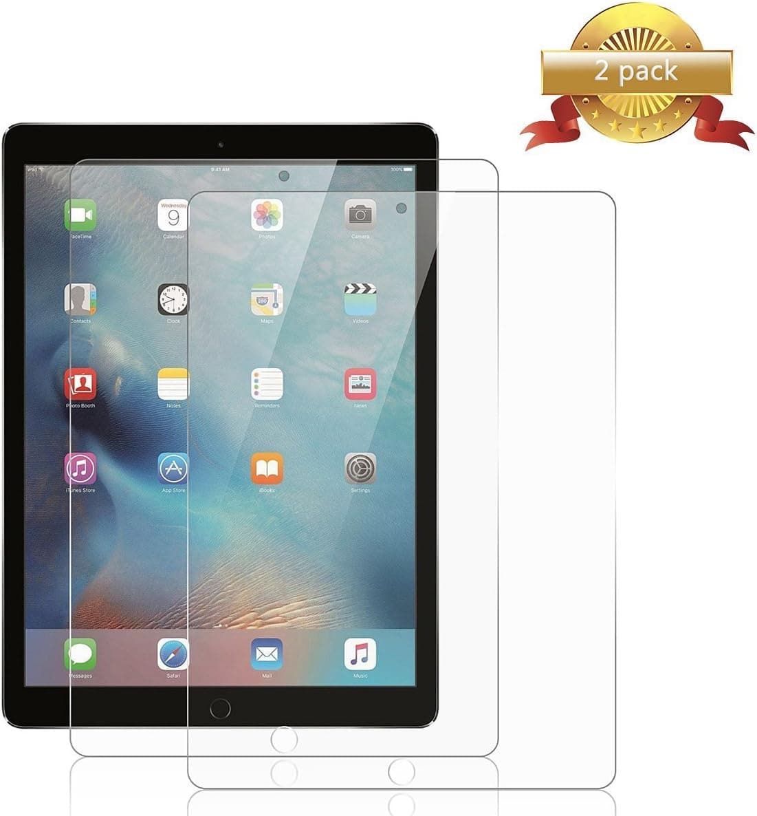 [2 Pack] iPad Pro 10.5 Inch Screen Protector,ArtSet Tempered Glass Screen Protector / 2.5D Round Edge/Scratch Resistant for iPad Pro 10.5