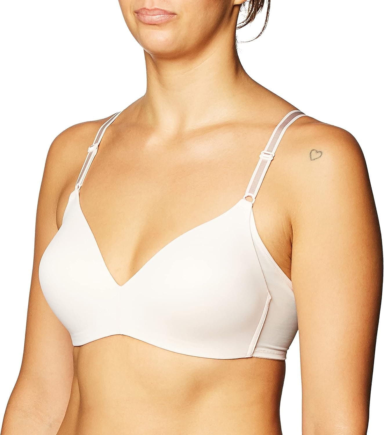 Warner's Women's No Side Effects Underarm-Smoothing Comfort with Breathable Mesh Wireless Lightly Lined T-Shirt Bra Rm3481a