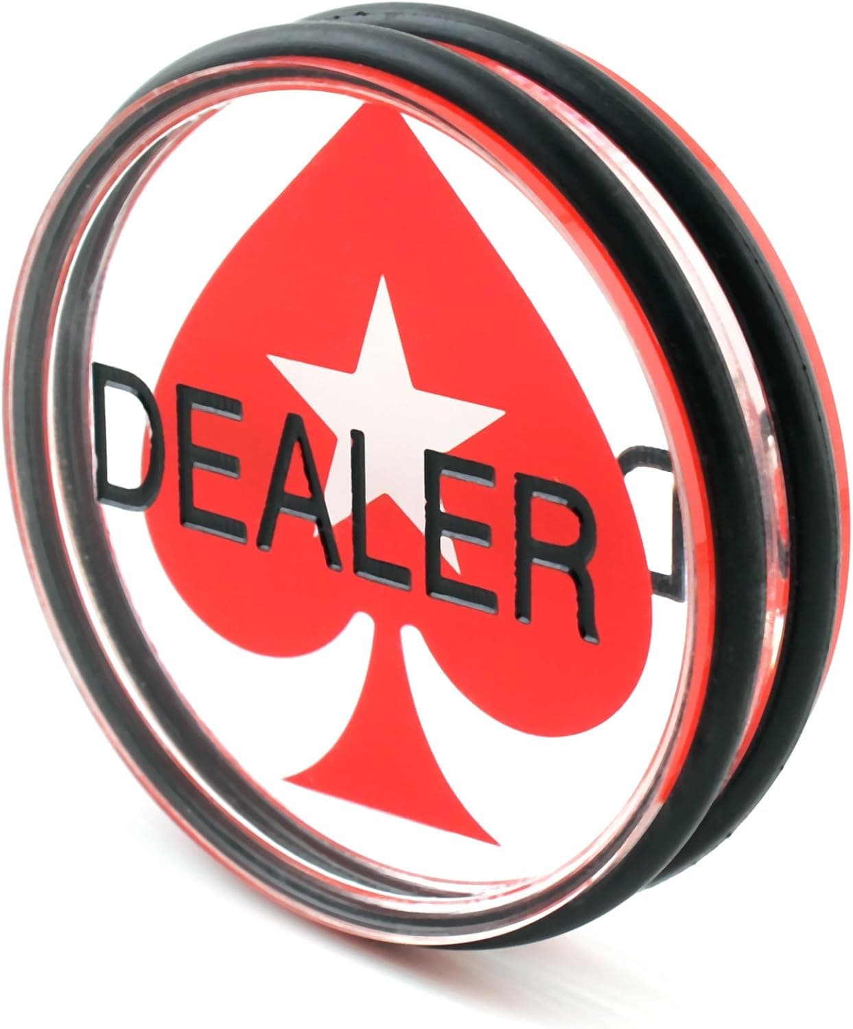 3" Acrylic Pro Casino Grade Dealer Button