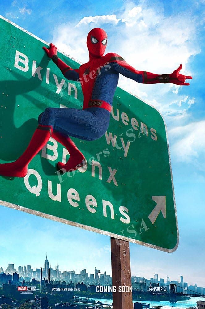 Posters USA - Spider Man Homecoming Movie Poster Glossy Finish - FIL029 (24" x 36" (61cm x 91.5cm))