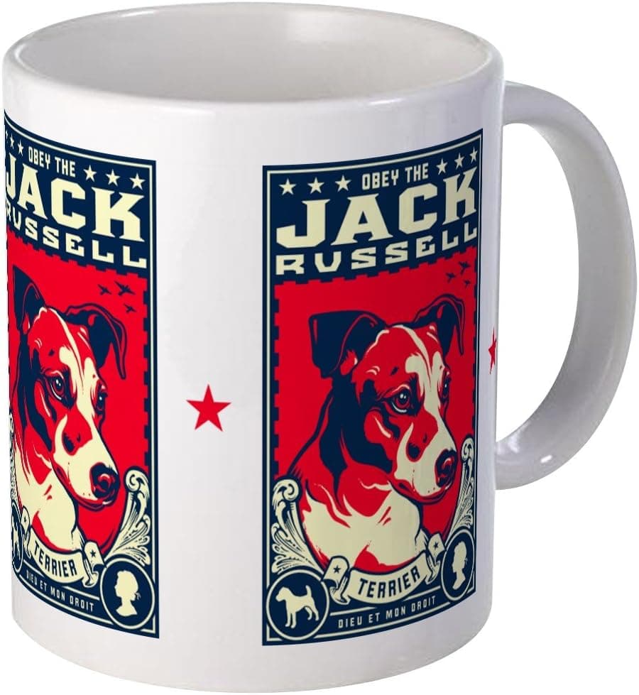 CafePress Obey The Jack Russell Terrier! Mug Ceramic Coffee Mug, Tea Cup 11 oz