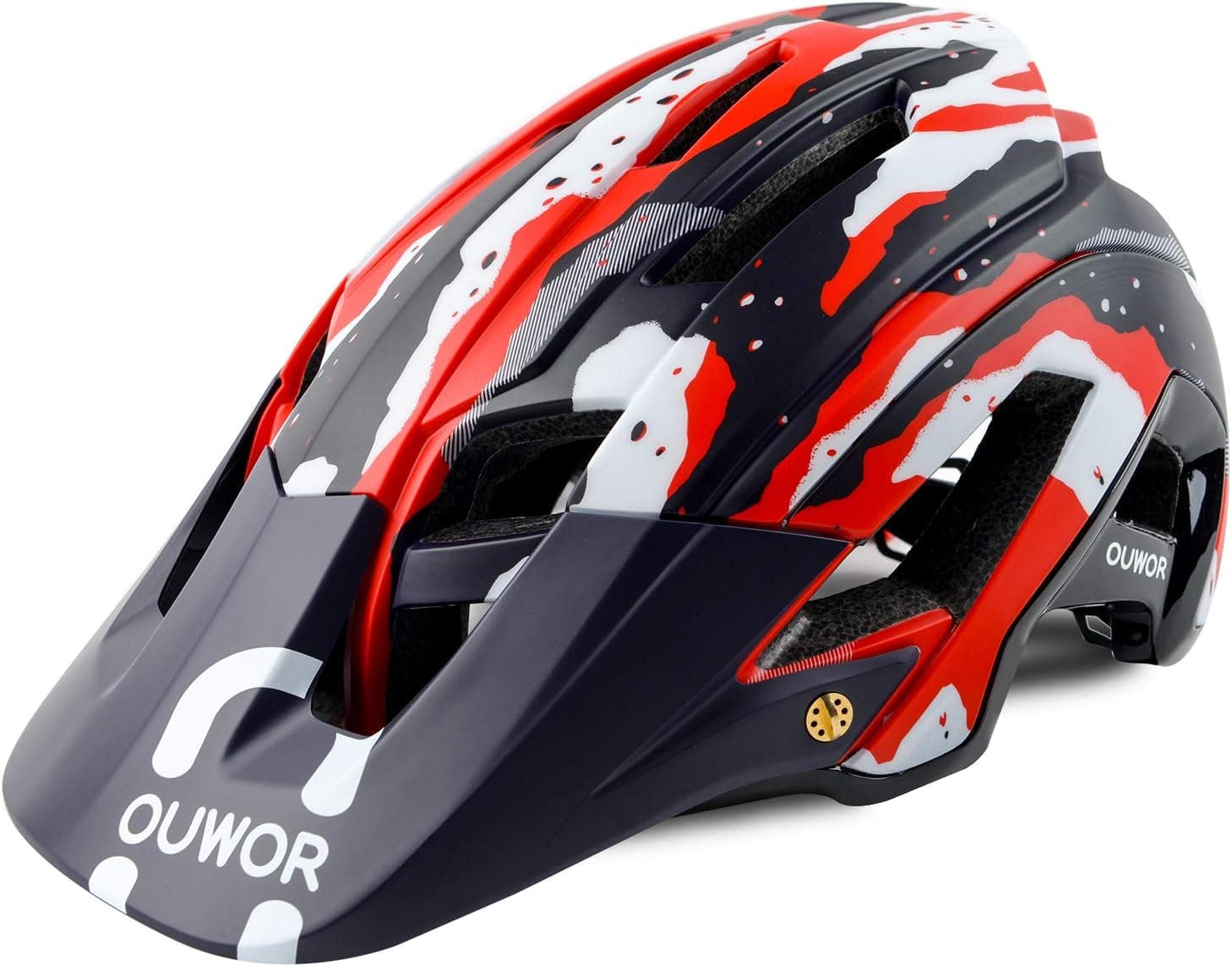 OUWOR Mountain Bike MTB Helmet for Adults and Youth