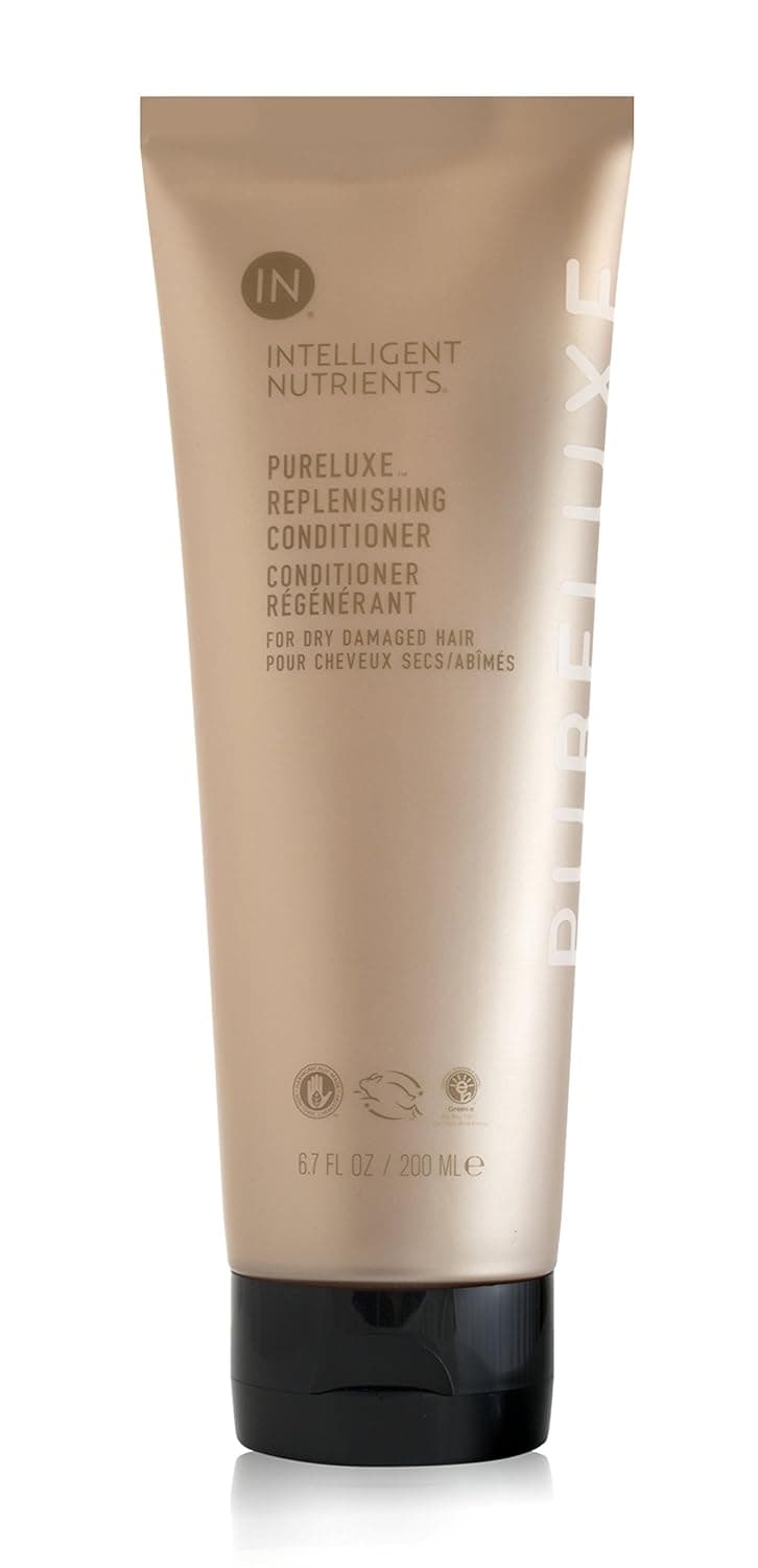 Intelligent Nutrients PureLuxe Replenishing Conditioner - Baobab Protein Conditioning Treatment for Dry & Damaged Hair, Silicone & Sulfate-Free (6.7 oz)