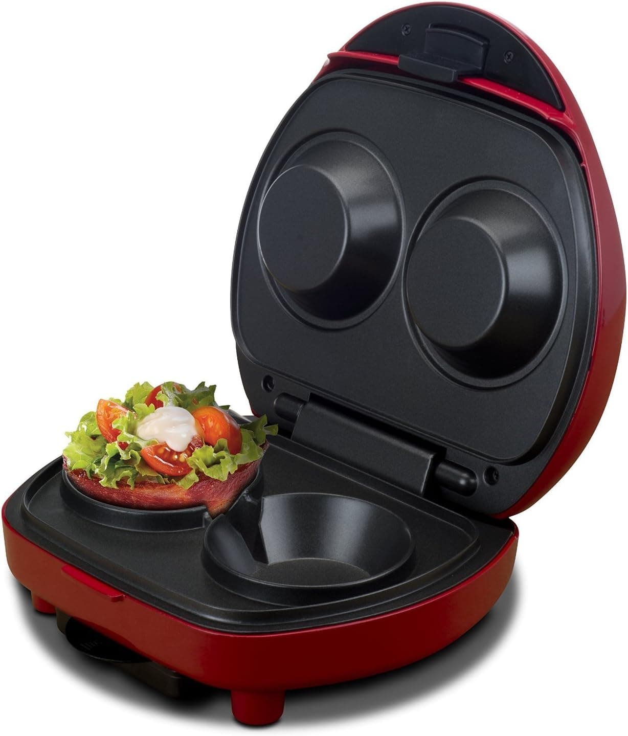 Smart Planet BNB 1BB Smart Planet Bacon Nation Bacon Bowl Maker, Red