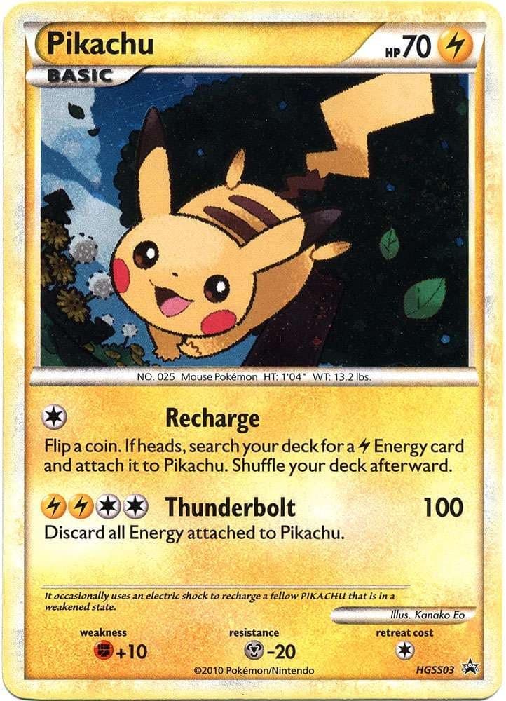 Pokemon - Pikachu (HGSS Promo 3) (HGSS03) - HGSS Black Star Promos
