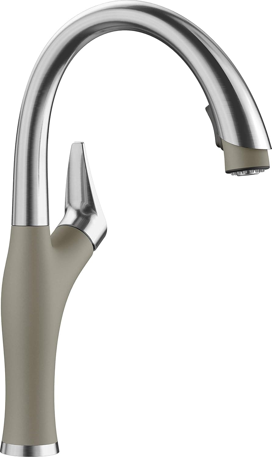 BLANCO, Truffle 442027 ARTONA Color-Coordinated Pull-Down Dual Spray Kitchen Faucet, 2.2 GPM