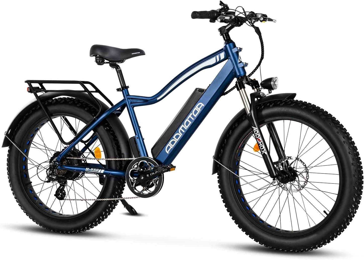 ADDMOTOR M-550 Electric Bike, 85MI, Electric Mountain Bike 750W 26'' Fat Tire Commuter E-Bike, 26 MPH Adult Electric Bicycle with Removable 48V 20Ah Lithium-Ion Battery, Shimano 7-Speed