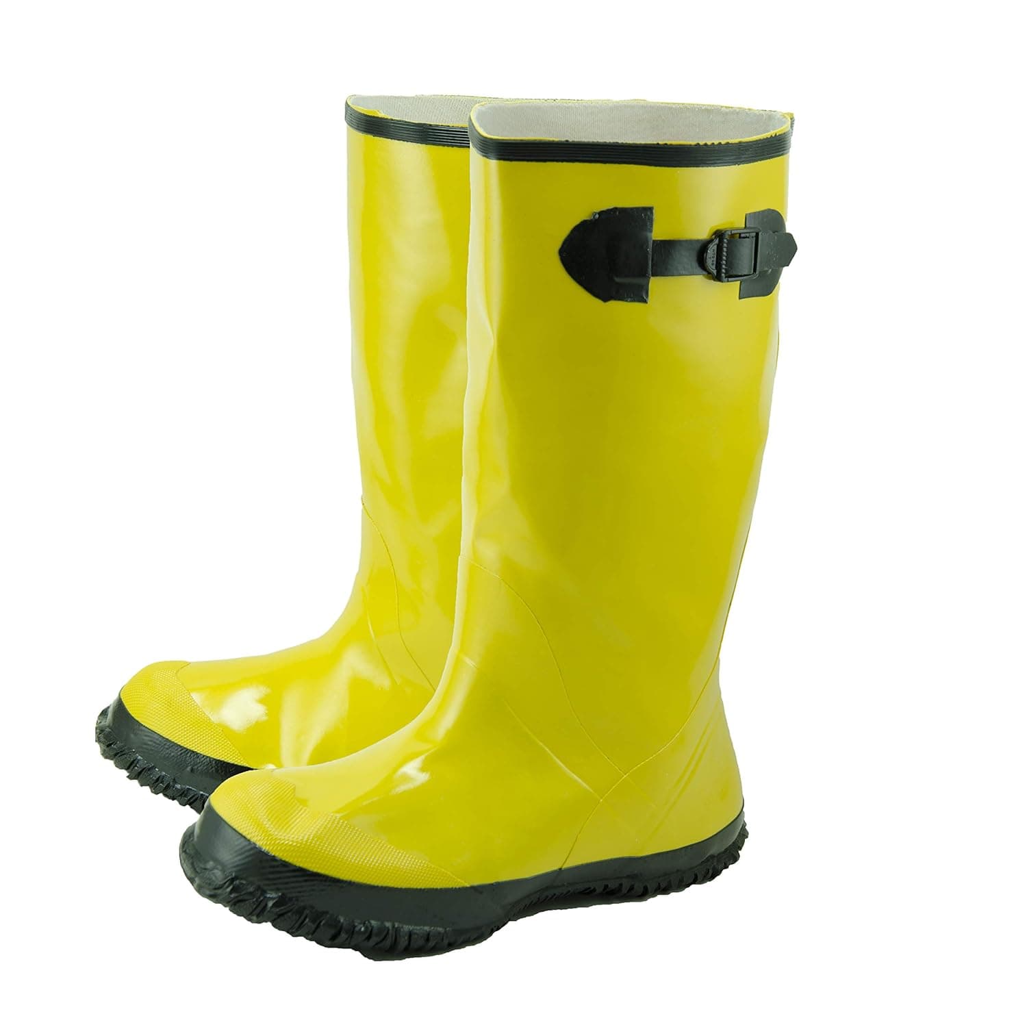 West Chester 8200 Slush Boot, 17in. Overshoe – Yellow, Size 11 Waterproof Work Boots with Adjustable Side-Strap