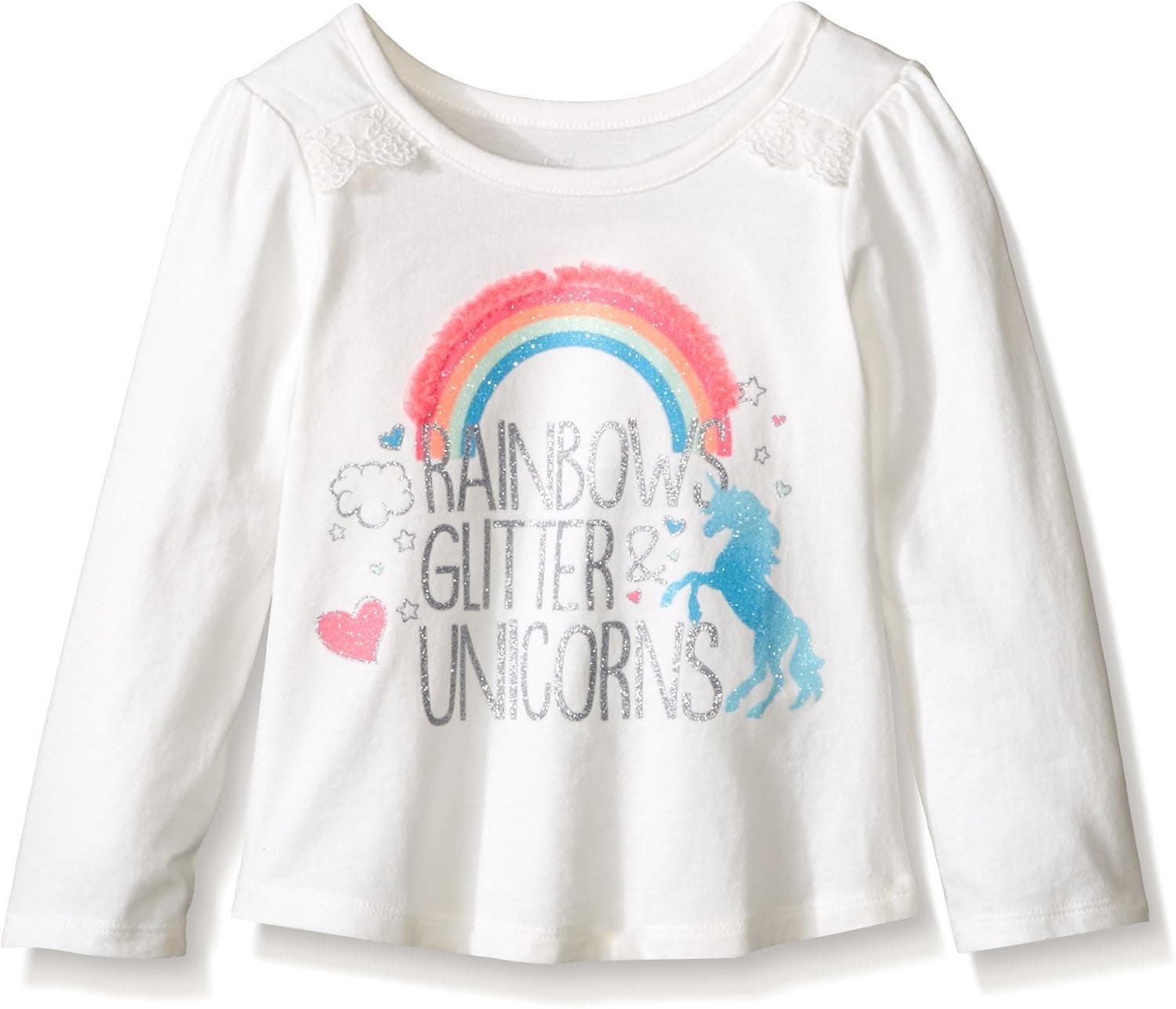 The Children's Place Little Girls' Long Sleeve Printed Top
