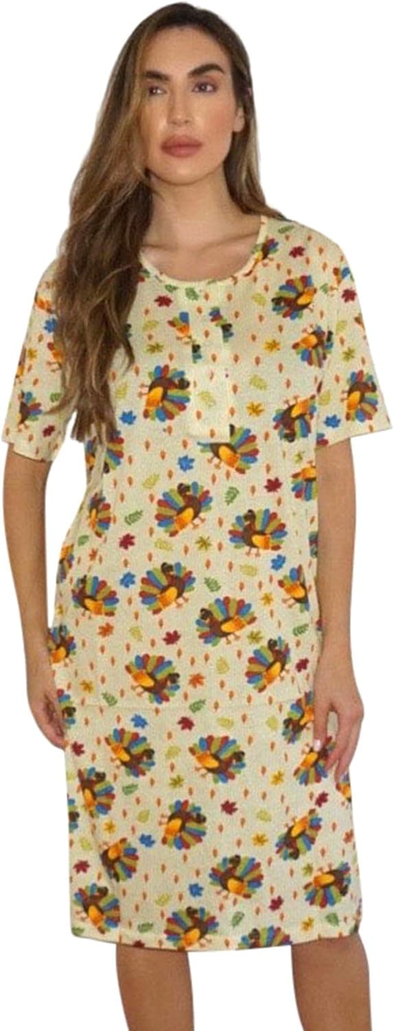 Just Love Short Sleeve Nightgown Sleep Dress for Women