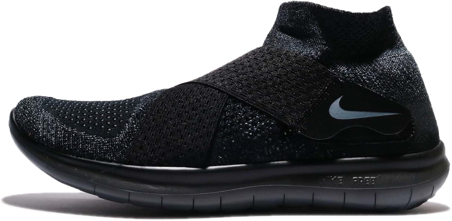 Nike Mens Free RN Motion FK 2017 Mesh Running Shoes Black 12 Medium (D)