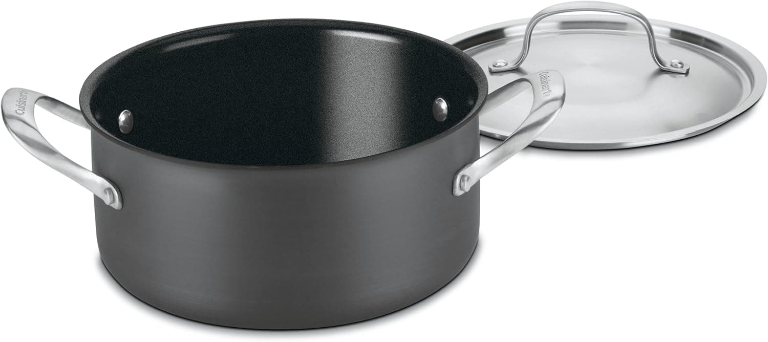 Cuisinart GG44-22 GreenGourmet Hard-Anodized Nonstick 4-Quart Dutch Oven with Cover