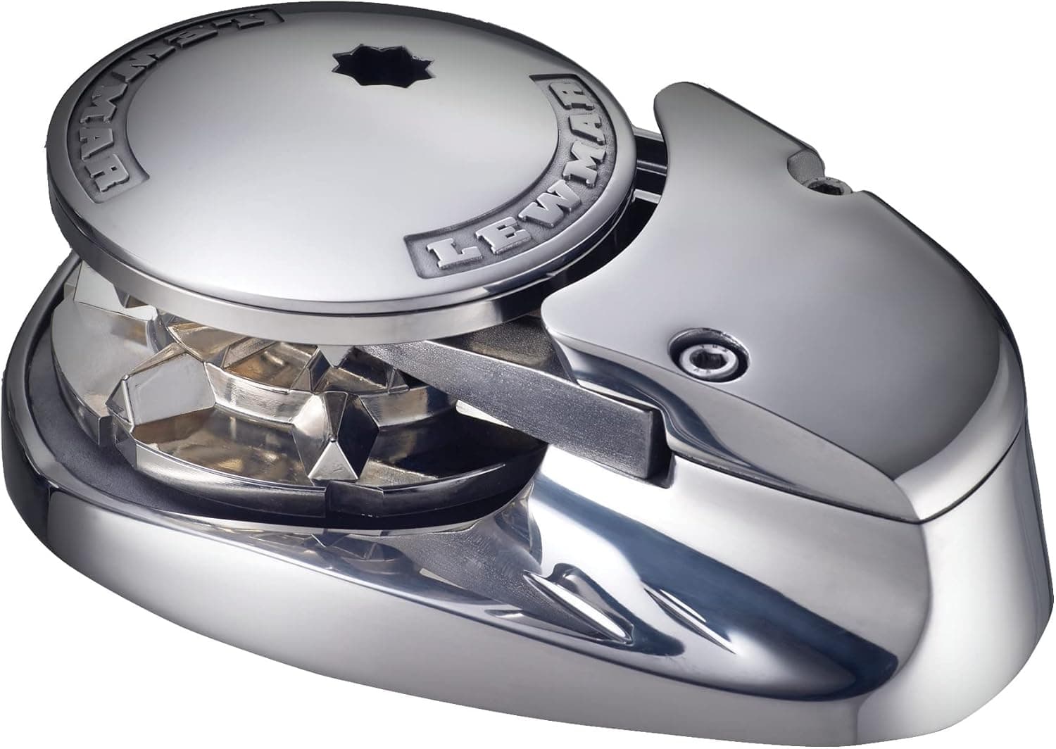 Lewmar V700 12V Vertical Windlass for 1/4" G4 Chain, Fall Safe Gypsy, Maximum Pull 700 lbs, 316 Stainless Steel Construction, IP67 Rated Housing, for Powerboats and Sailboats 20'-30' - 2020201176