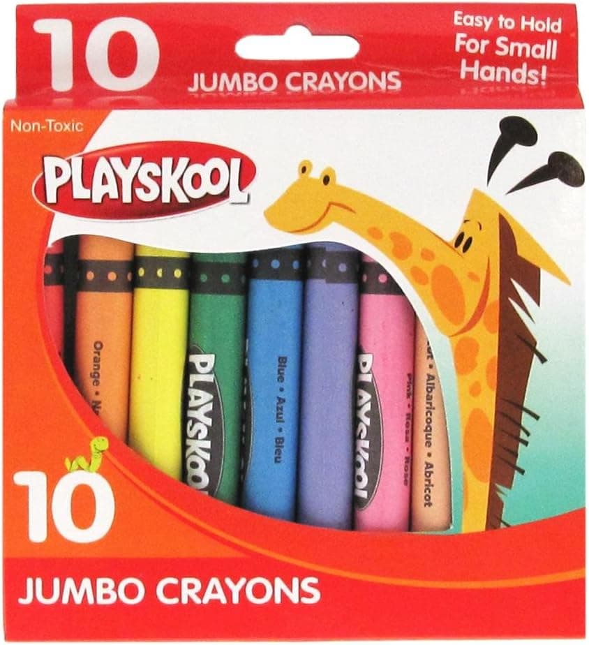Playskool 10-Count Jumbo Crayons