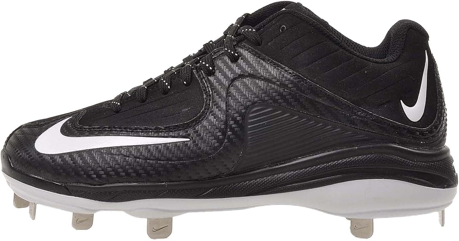 Nike Mens Air MVP Pro Metal 2, BLACK/WHITE, 6 M US