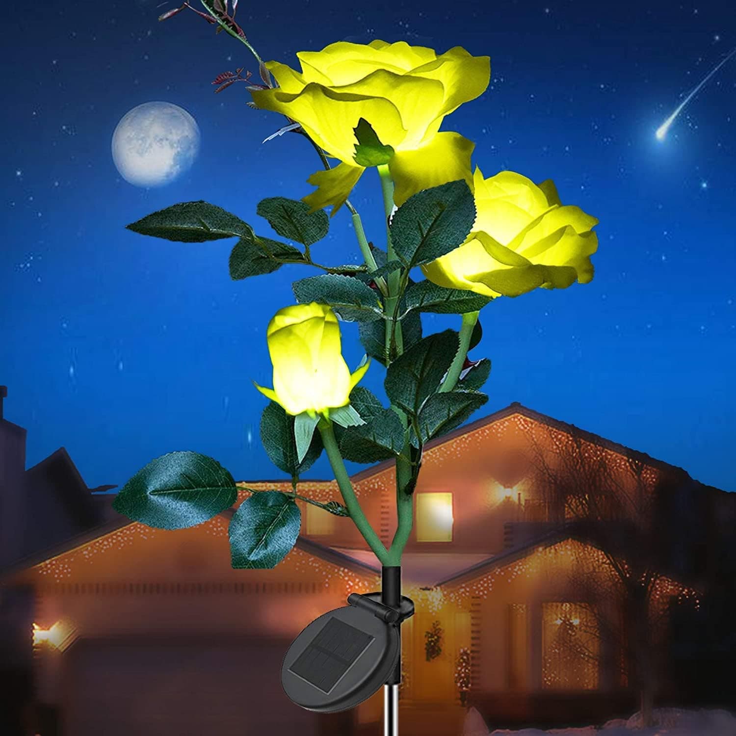 Solar Motion Sensor Lights, 2 Pack 315LED Solar Security Lights Solar Motion Sensor Lights IP 65 Waterproof Outdoor Lights for Garden Fence Patio Garage
