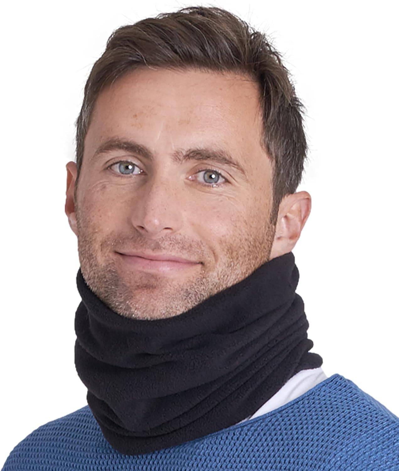 Tough Headwear Neck Warmer - Winter Fleece Neck Gaiter & Ski Tube Scarf for Men & Women -Cold Weather Face Cover for Outdoors
