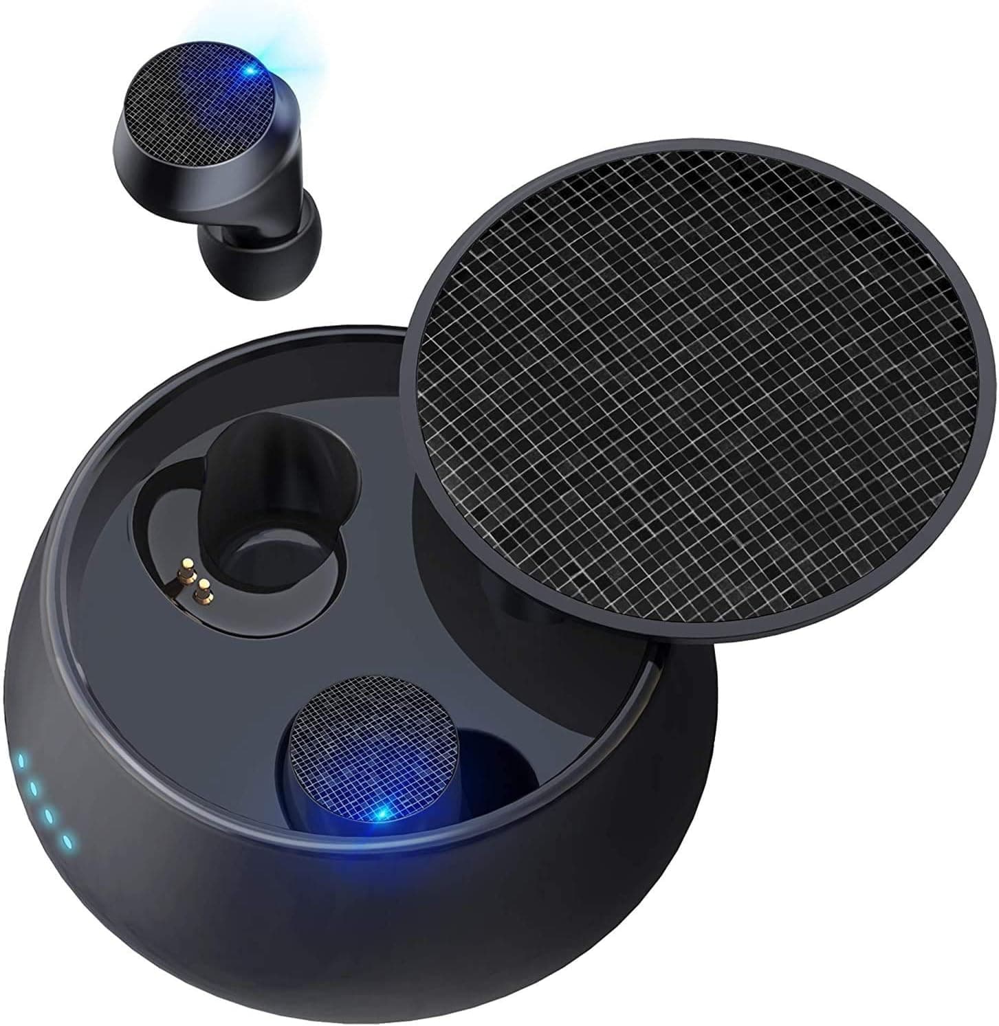 Smallest Wireless Earbuds Mini Bluetooth 5.0 Earbuds Tiny USB-C Charging Case, Waterproof Stereo TWS Wireless Earphone for Sports Workout