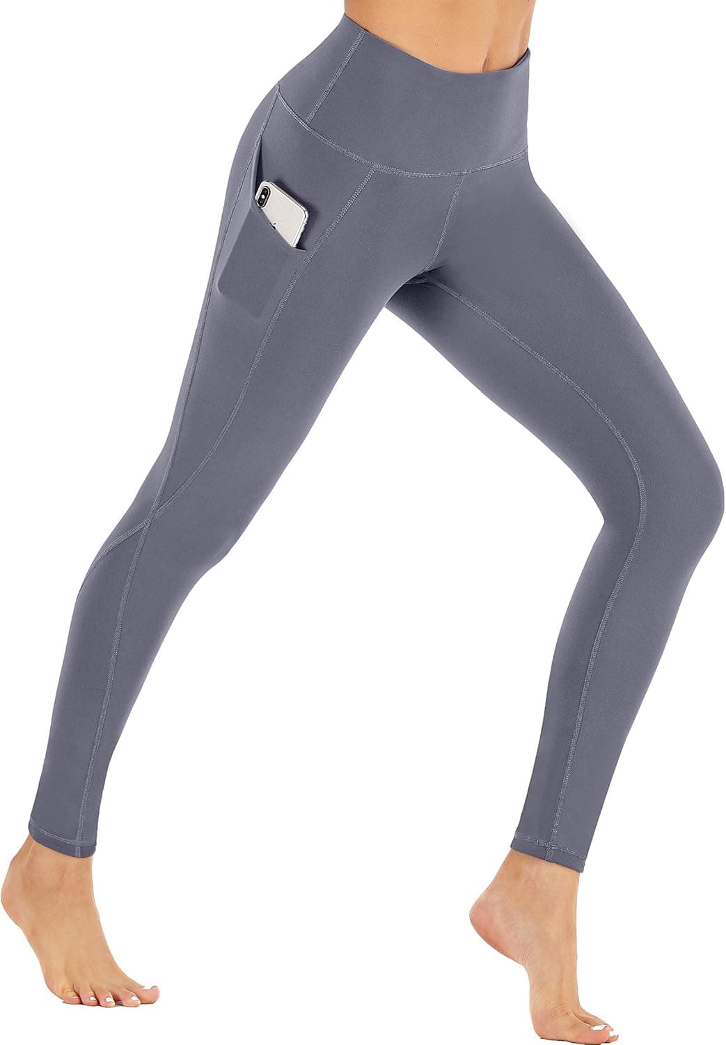 Ewedoos Fleece Lined Leggings with Pockets for Women - Thermal Warm Workout Winter Leggings for Women Yoga Pants for Women