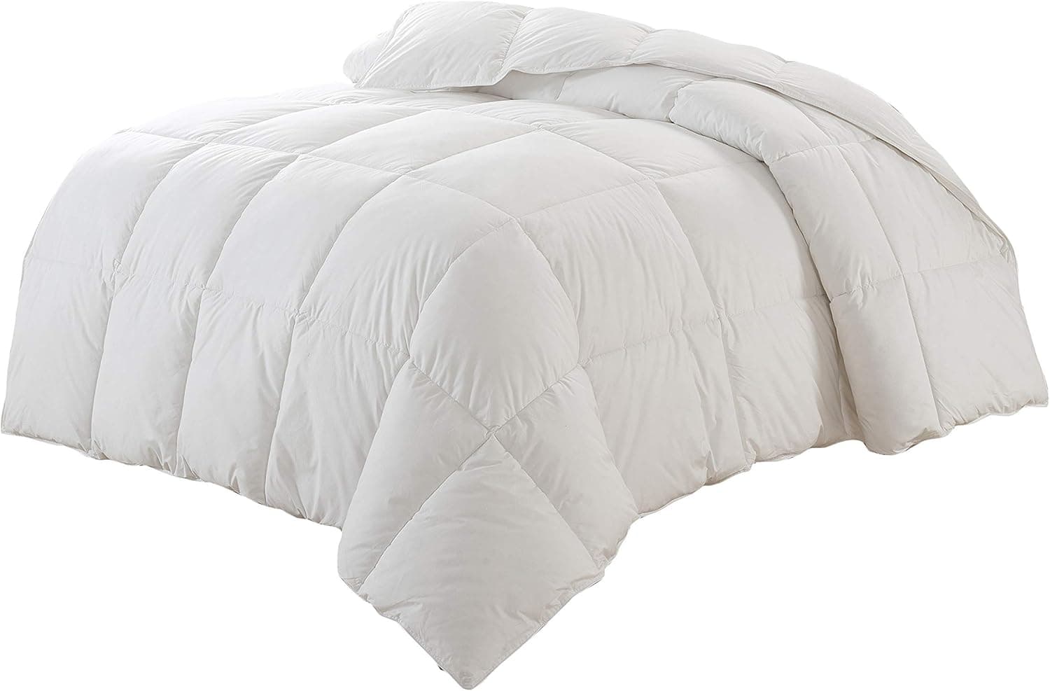 Christies Home Living Polyester Warmth King Down Alternative Comforter Duvet Insert, White