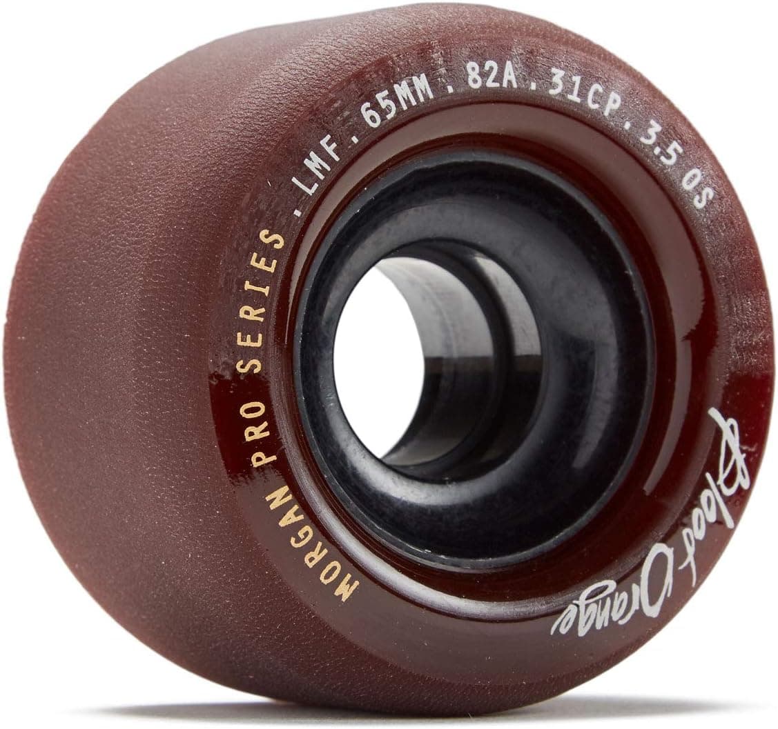 Blood Orange Morgan Pro Longboard Wheels - 65mm 82a - Midnight Red
