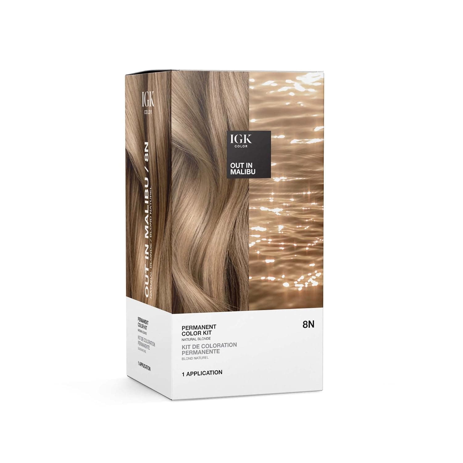 IGK PERMANENT COLOR KIT | Easy Application + Strengthen + Shine | Vegan + Cruelty Free + Ammonia Free |