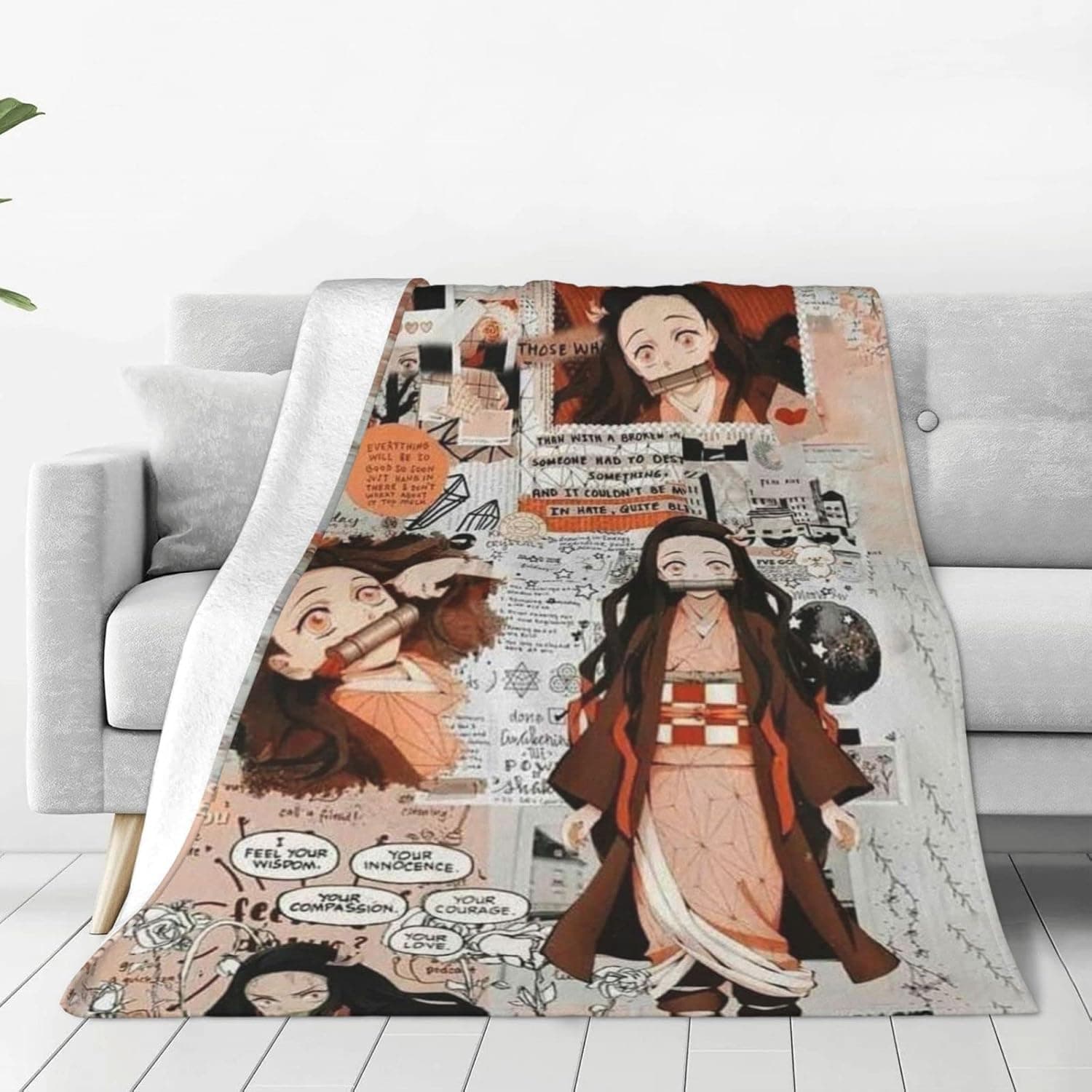 3D Printing Super Soft Blanket, Novelty Flannel Fleece, All-Season Lightweight Living, Bedroom Warm Blanket for Adults and Children 5-50"x40"