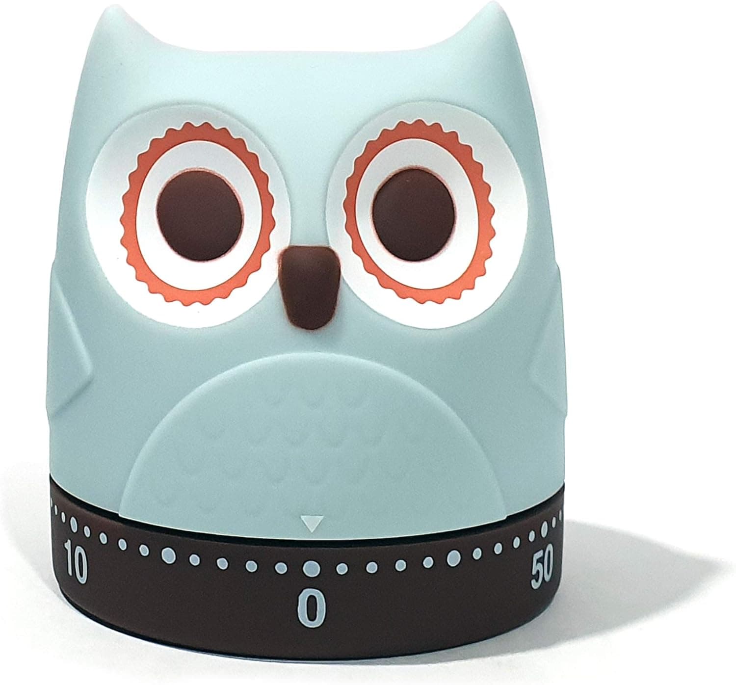 Cartoon Owl Chick Mechanical Timers 60 Minutes Kitchen Cooking Timer Clock Loud Alarm Counters Mini Size Manual No Batteries Required, 100% Mechanical - Magnetic Backing, Timer for Study. (Owl)