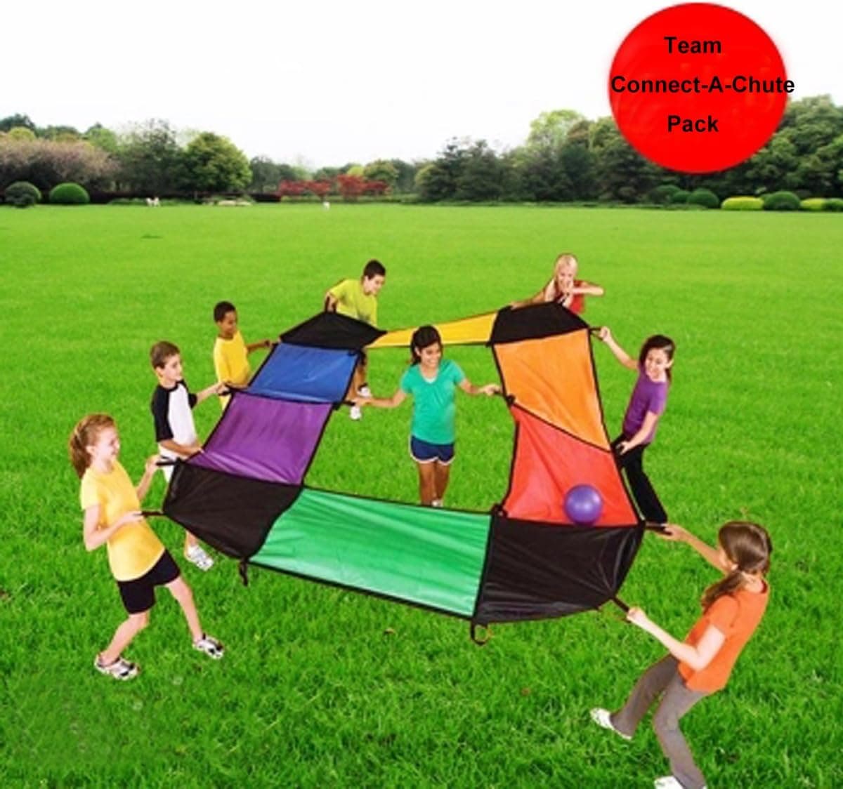 KINDEN Parachutes Sports - Team Building Activity PE & Recreation Youth Character Development Toy for Kids and Adults