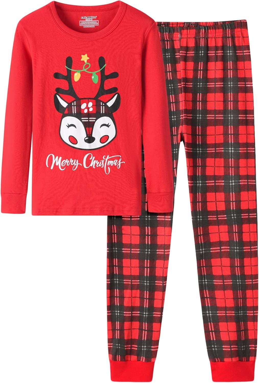 Pajamas for Girls Cute Cat Sleepwear Little & Big Kids Short Sleeve Loungewear PJ Clothes 3PCS Set Size 4T-14