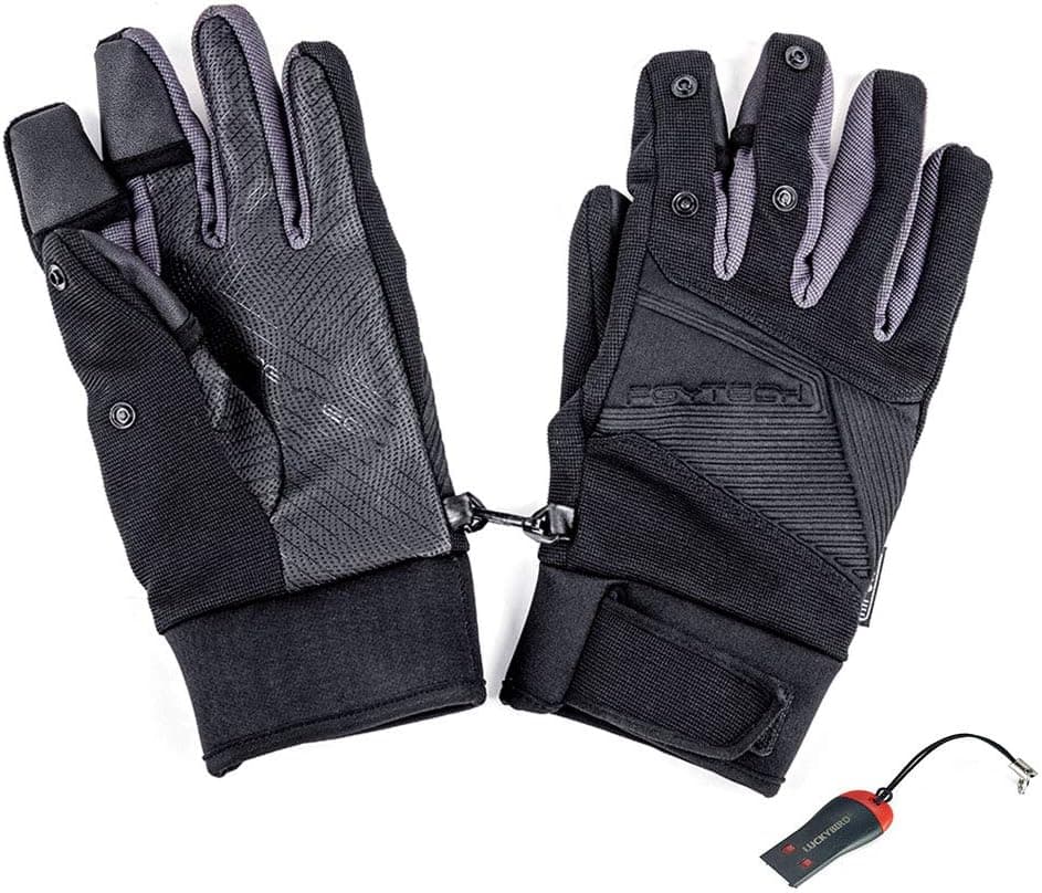 LUCKYBIRD PGYTECH Photography Gloves Outdoor Climbing Skiing Cycling Flip Waterproof Windproof Touch Screen Multifunction Gloves USB Reader
