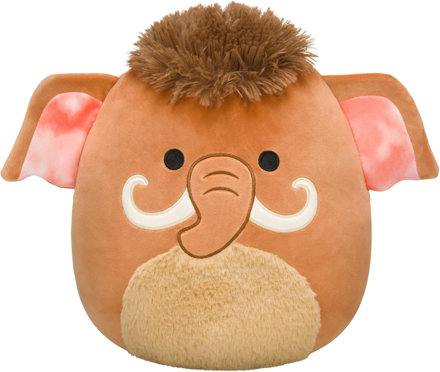 Squishmallows 14-Inch Brown Wooly Mammoth with Tusks and Tan Fuzzy Belly Plush - Add Chienda to Your Squad, Ultrasoft Stuffed Animal Large Plush Toy, Official Kelly Toy Plush