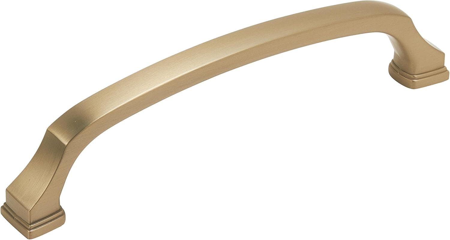 Amerock | Cabinet Pull | Golden Champagne | 6-5/16 inch (160 mm) Center to Center | Revitalize | 1 Pack | Drawer Pull | Drawer Handle | Cabinet Hardware