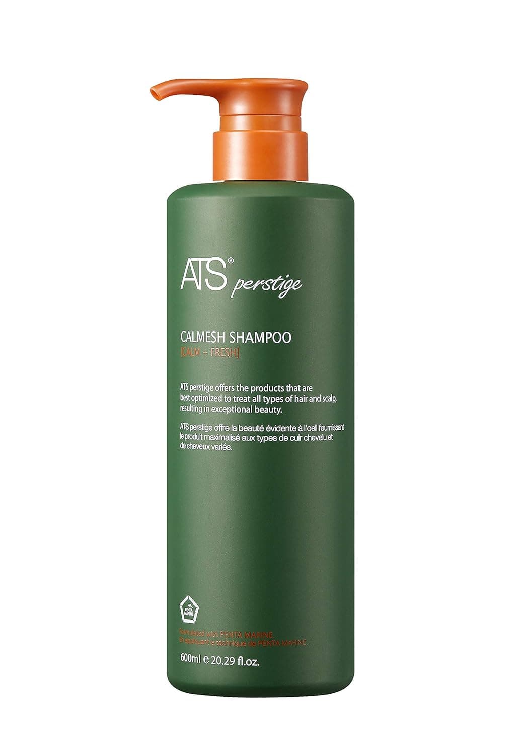ATS Perstige Calmesh Shampoo - 600ML, Organic Aloe and Soothing Silicone Free Shampoo