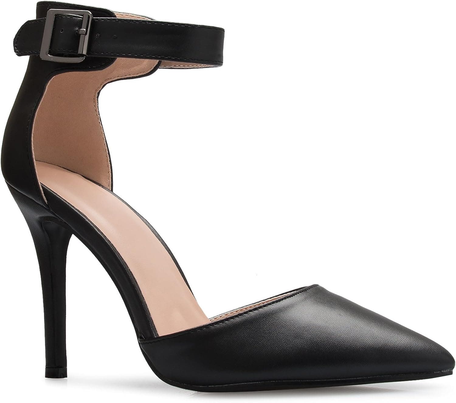 Olivia K Women's Sexy D'Orsay Pointed Toe Heel Pump - Classic, Comfortable