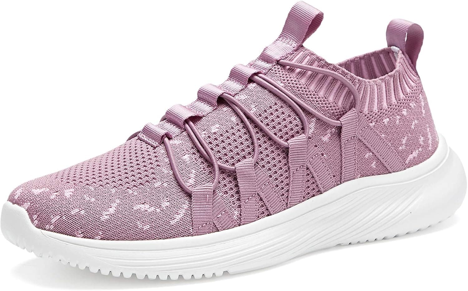 WXQ Women's Walking Shoes Fashion Sneakers Running Casual Sports Trainers Lightweight Purple 39