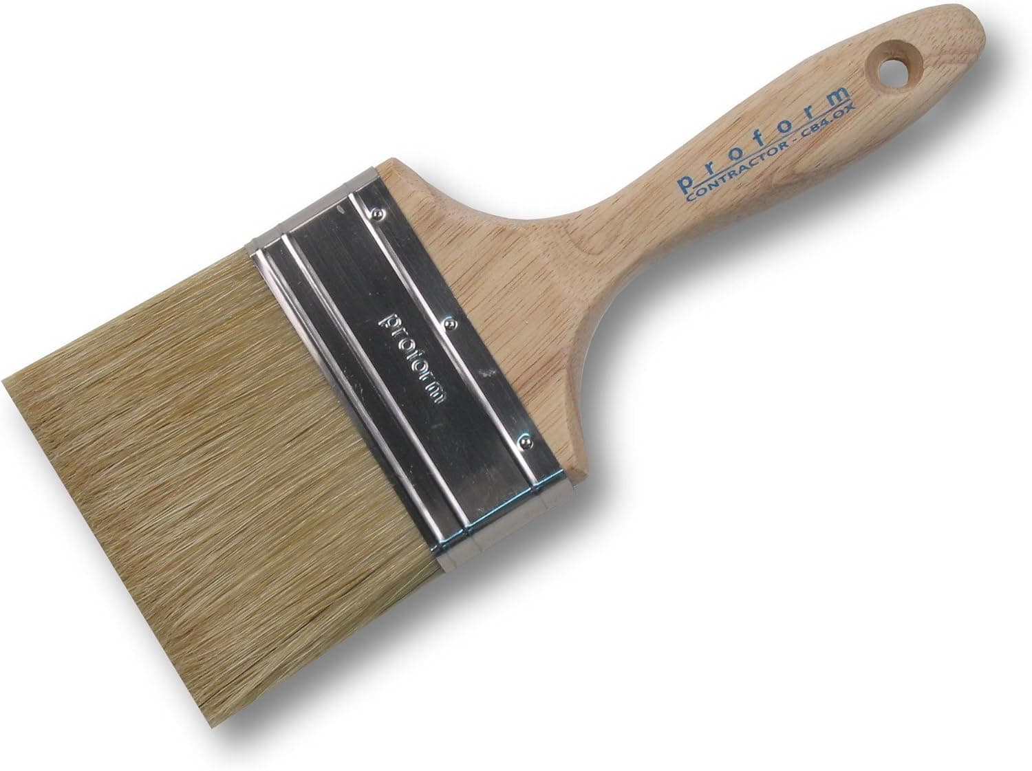 Proform CB4.0X White China Beaver Tail Paint Brush 4-Inch