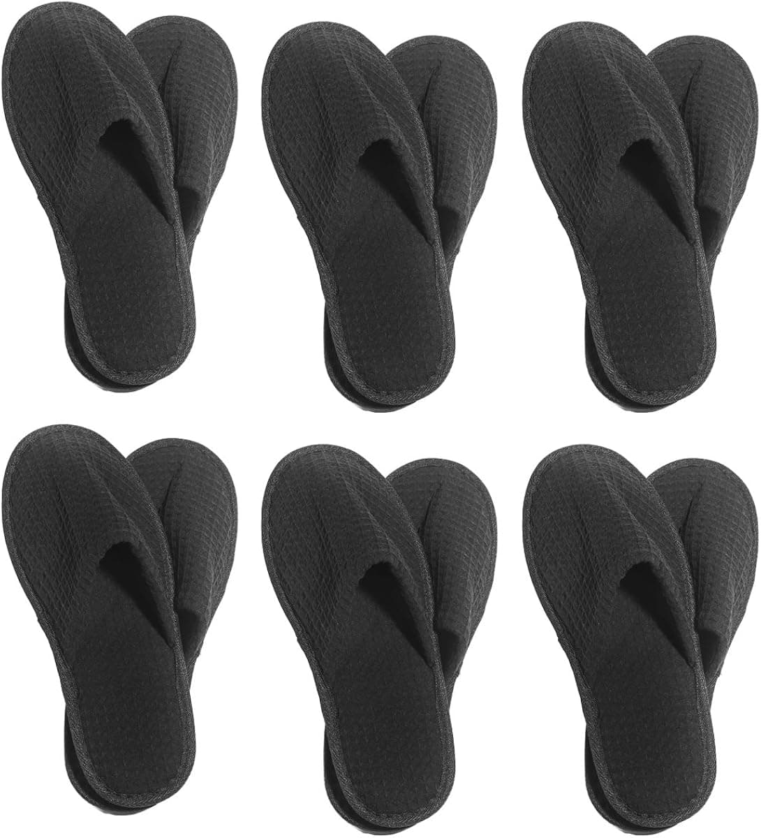 NkBk 6 One Size Coloured Closed Toed Waffle SPA Slippers