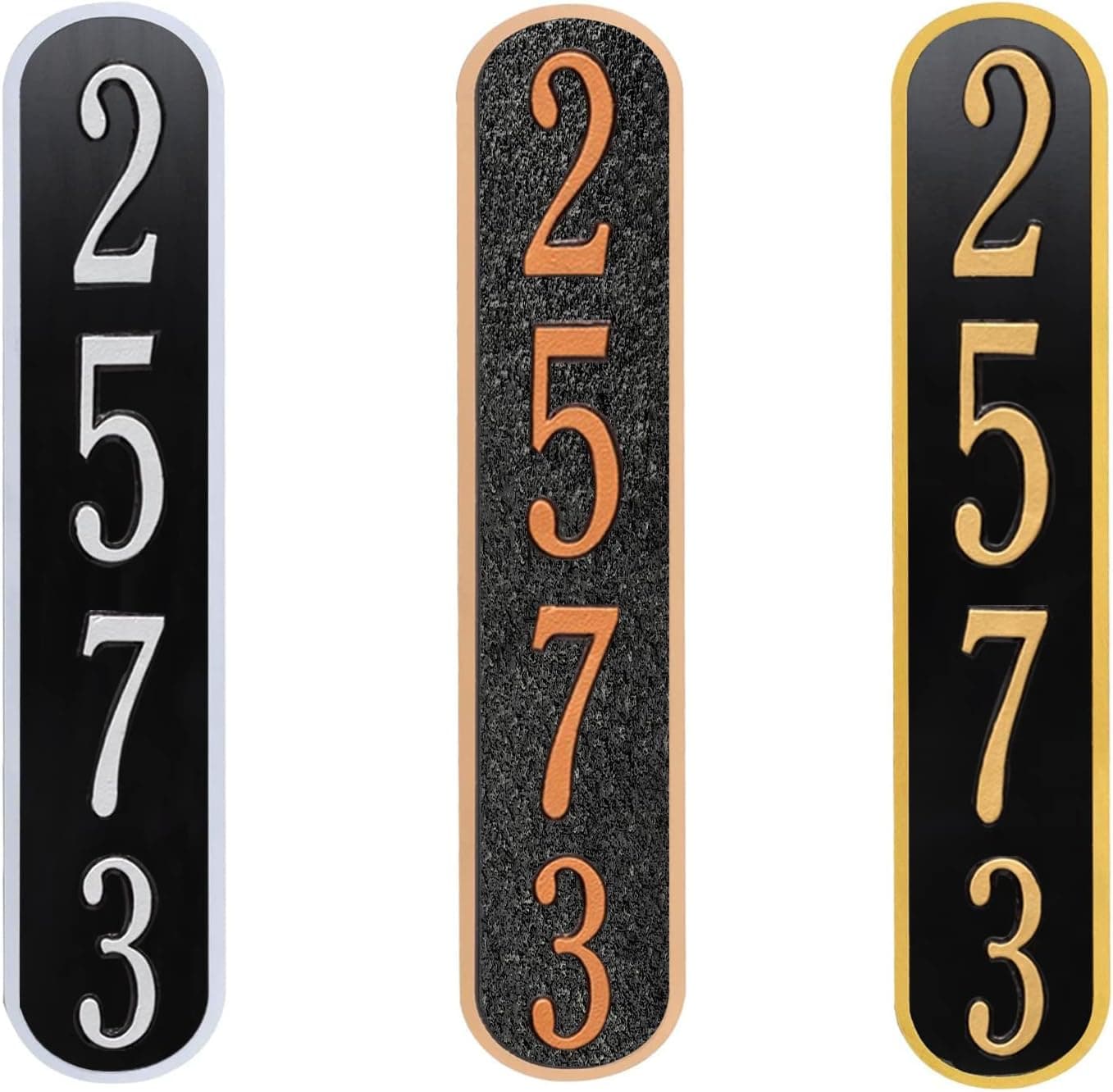 Docvania Custom Personalized Acrylic Metal Vintage Address Plaque,Wall Mounted Sign,Used for House, Door, Street or Mailbox…